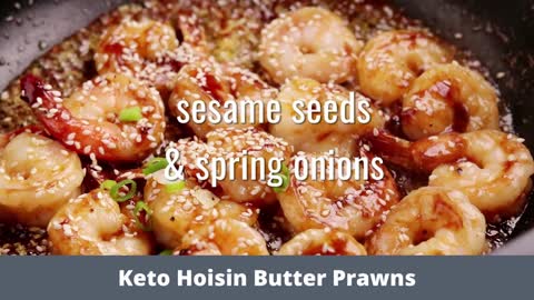 Keto Hoisin Butter Prawns | Keto Diet Easy Recipe