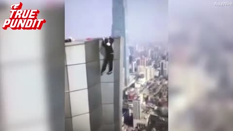 'Chinese Superman' Plunges To Death Doing Pull-Ups From Skyscraper