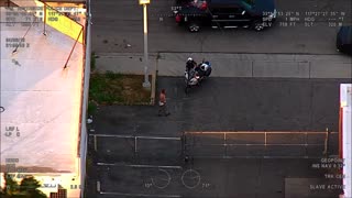 🚨Riverside PD Air Unit Catches Vandal 'Green Handed, Pants Down'