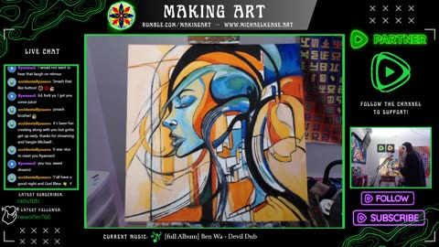 Live Painting - Making Art 3-1-24 - Chill Art Stream