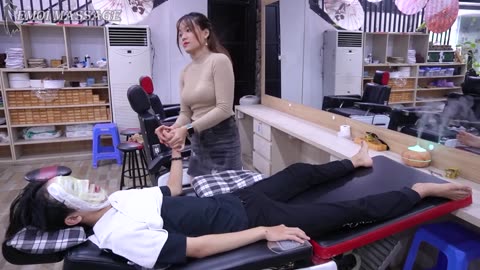 다낭 서울이발관 이쁜이의 완벽한 마사지 서비스 / Da Nang Seoul Barber Center's Perfect Massage Service / 베트남 이발소 | ASMR