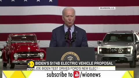Biden pitches $174 billion EV plan in Michigan | China-US | Climate Change | Latest English News