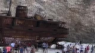 Aftermath Following Cliff Collapse at Shipwreck Beach