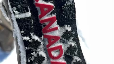 Spring Snow Walk in Canada in Made in Canada boots