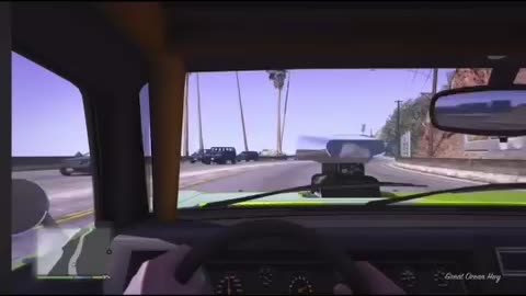 GTA V - Michael Takes His Beautiful Muscle Car For A Cruise To The Beach Grand Theft Auto 5