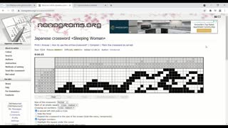 Nonograms - Sleeping Woman