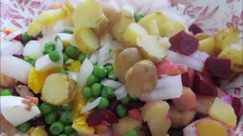 How to Make Russian Potato & Beet Salad