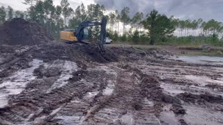 Pond excavation North Florida