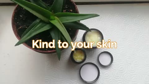 Hand made kind to your skin cosmetics