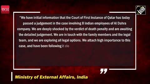 Qatar accepts India’s appeal against death sentences to ex-naval officers