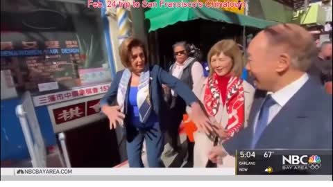 Crazy Nancy Pelosi - Feb. 24 2020 trip to San Francisco’s Chinatown