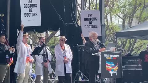 Dr. Robert Malone, inventor of mRNA, speaks at Rally