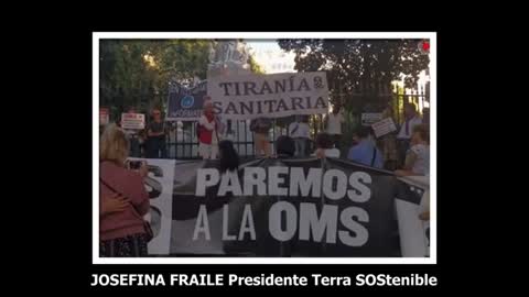 Terra SOS-tenible Manifestación "Paremos al Estado, Paremos a la OMS" Madrid 24 Sept.2022 (Vídeo 8)