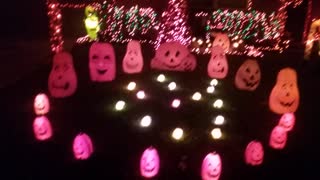 Halloween Display 2017 Noght time