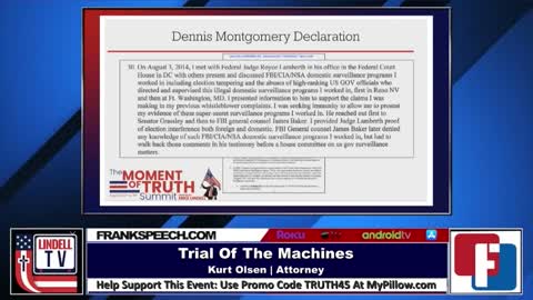 TRUTH SUMMIT DAY 2 - DENNIS MONTGOMERY IS REAL, PCAPS ARE REAL, FBI, CIA, SEAN HANNITY, FOX NEWS