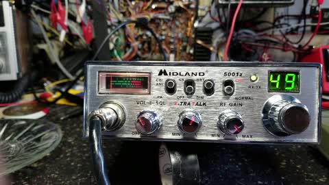 Homemade preamp in a midland 5001z