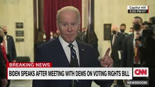 Biden Admits Defeat on Elections Bill, Vows to Fight Another Day