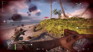 #shorts Battlefield 5 MASSIVE Push With the Lewis Gun On Wake Island