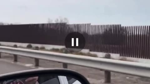 Real video of half a mile from Eagle Pass where media is located there's open gates no guards