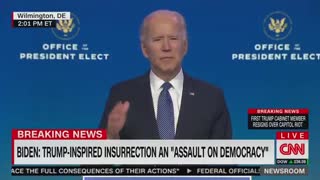 Biden Claims, Without Evidence, BLM Protesters Would've Been Treated Worse Than Capitol Protesters