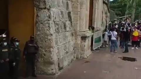 Protestas en la Torre del Reloj