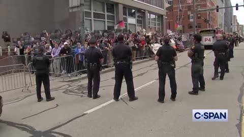 ENRAGED Pro-Palestine Protestors Greet Joe Biden In Pittsburgh