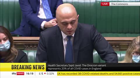 Tyrant Savid Javid Announces "COVID Passports" For 12-yr-olds In Face Of Moronic Scariant