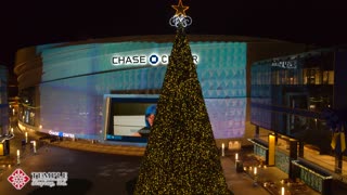 Temple Display Presents the 90 Ft. Christmas Tree