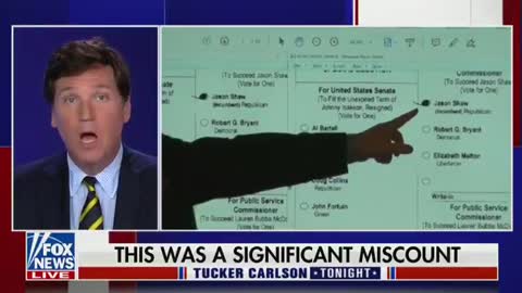 Tucker Carlson: Mail-In Ballots Were Double Counted in Georgia