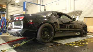 SS Camaro tuning on a dyno