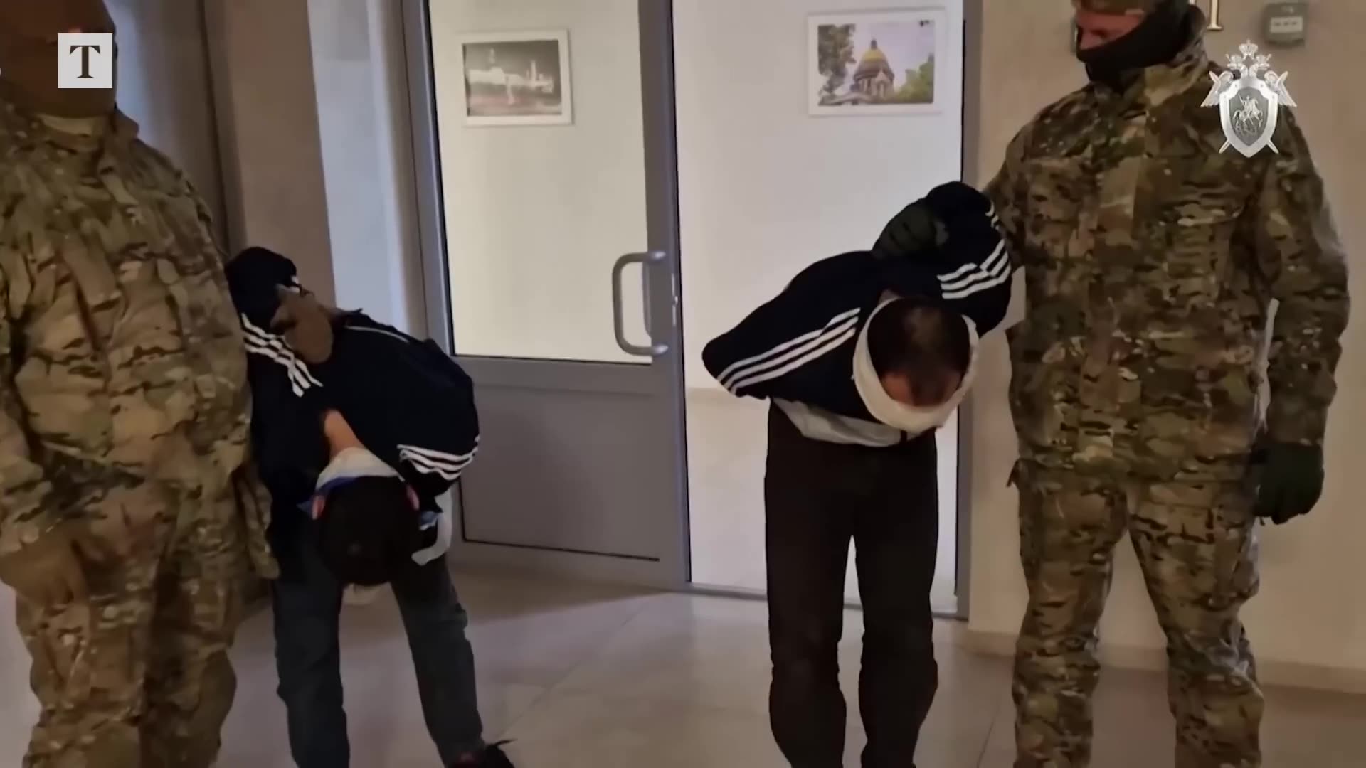 Moscow terror attack_ Blindfolded suspects taken for interrogation