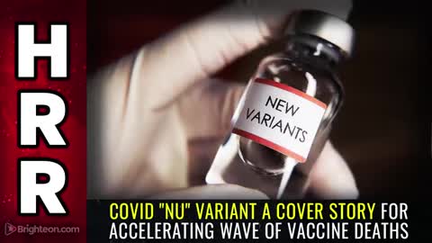 'Nu' variant covering vaccine deaths!