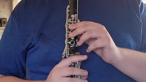 First attempt to clarinet