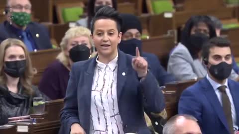 Trudeau accuses a Jewess of supporting swastica. BANG she asks the PM for an apology