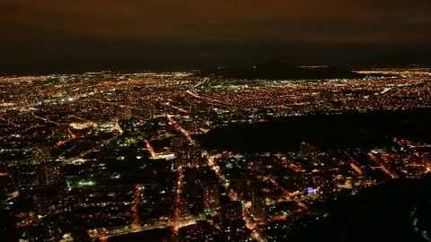 Time Lapse Sunset in Santiago, Chile