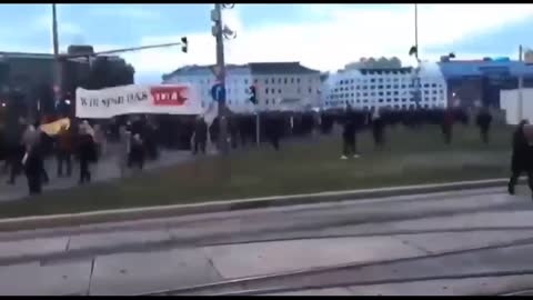 MSM SAYS A "FEW THOUSAND" PROTESTED IN AUSTRIA