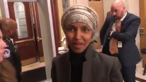 Rep. Ilhan Omar responds, sort of, to question about her anti-Semitic comments