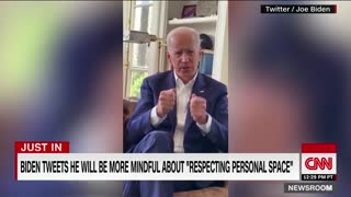 Joe Biden's statement on personal space