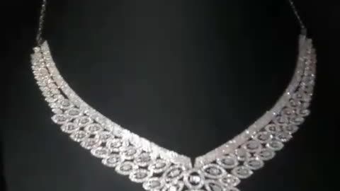 Diamond necklace speaks of luxury