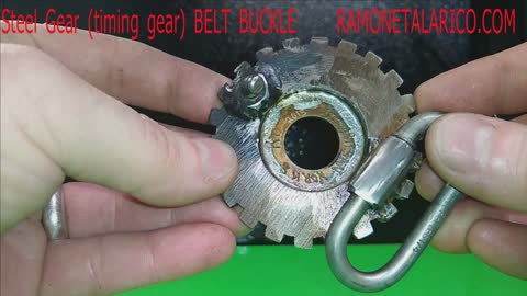 Steel gear belt buckle RT ARTISAN WORKS