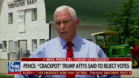 Mike Pence slams Trump and what he calls his "gaggle of crackpot lawyers"