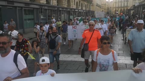 #NOPAURADAY #NOGREENPASS 14_08_21 Torino (Italy)