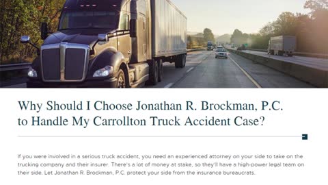 Truck Accident Attorneys