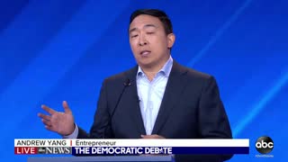 Andrew Yang launches sweepstakes at Democrat debate