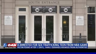 8 arrested for sex-trafficking teen from NBA game