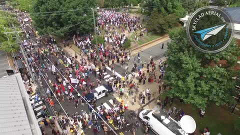 Charlottesville - Aerial Footage of Rally and Aftermath