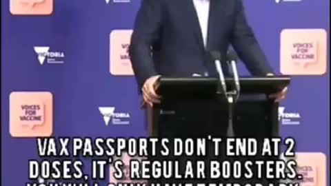 Booster Passport -Australia-VIC Premier Dan Andrews tells you whats next