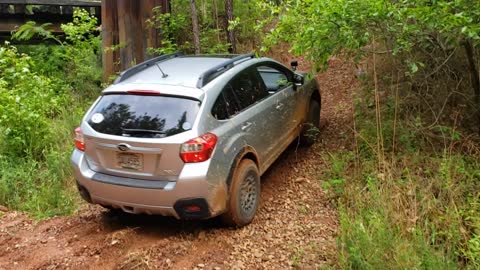 Subaru Crosstrek hill climb
