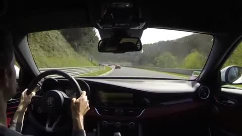 New Alfa Giulia Quadrifoglio - Nurburgring battle vs 911 GT3 RS