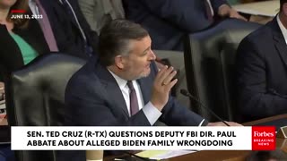 FBI being questioned by Senator Ted Cruz
